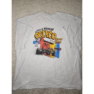 Vintage Ofixco Racing Team T-Shirt 4XL Valvoline Lloyd K Stephens Ok Graphic